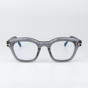 Tom Ford Woman Eyeglasses Transparent Grey Blue Light Block FT5961-B 020